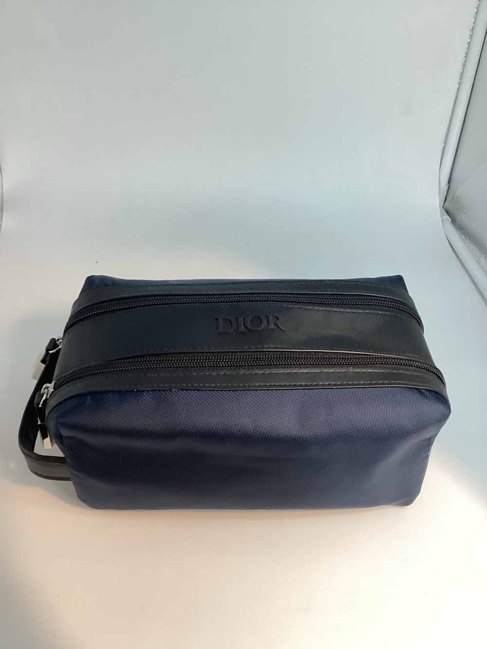 Dior Men’s Navy Blue Nylon Toiletry